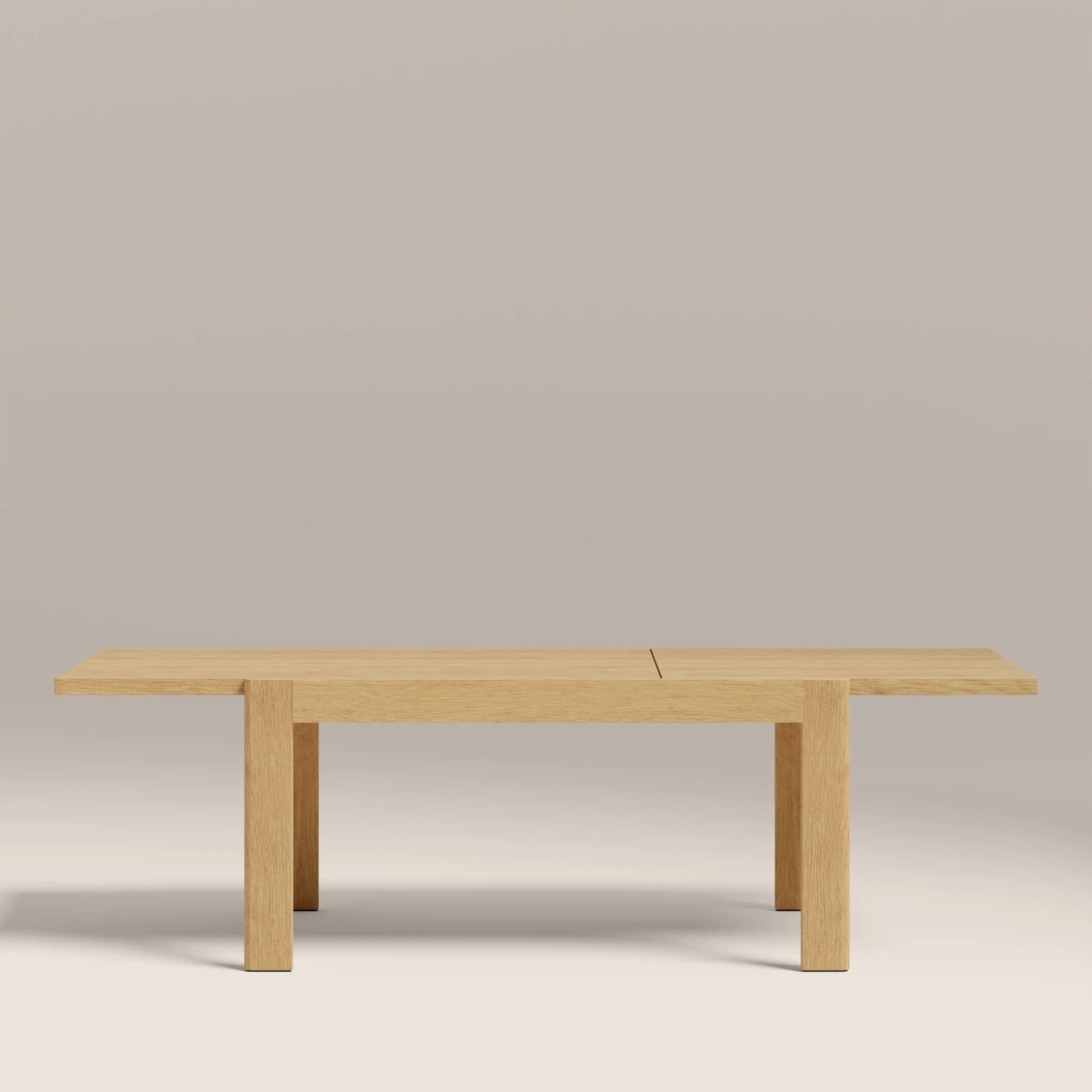 Ceva 6-10 Seat Rectangle Wooden Extendable Dining Table | Oak