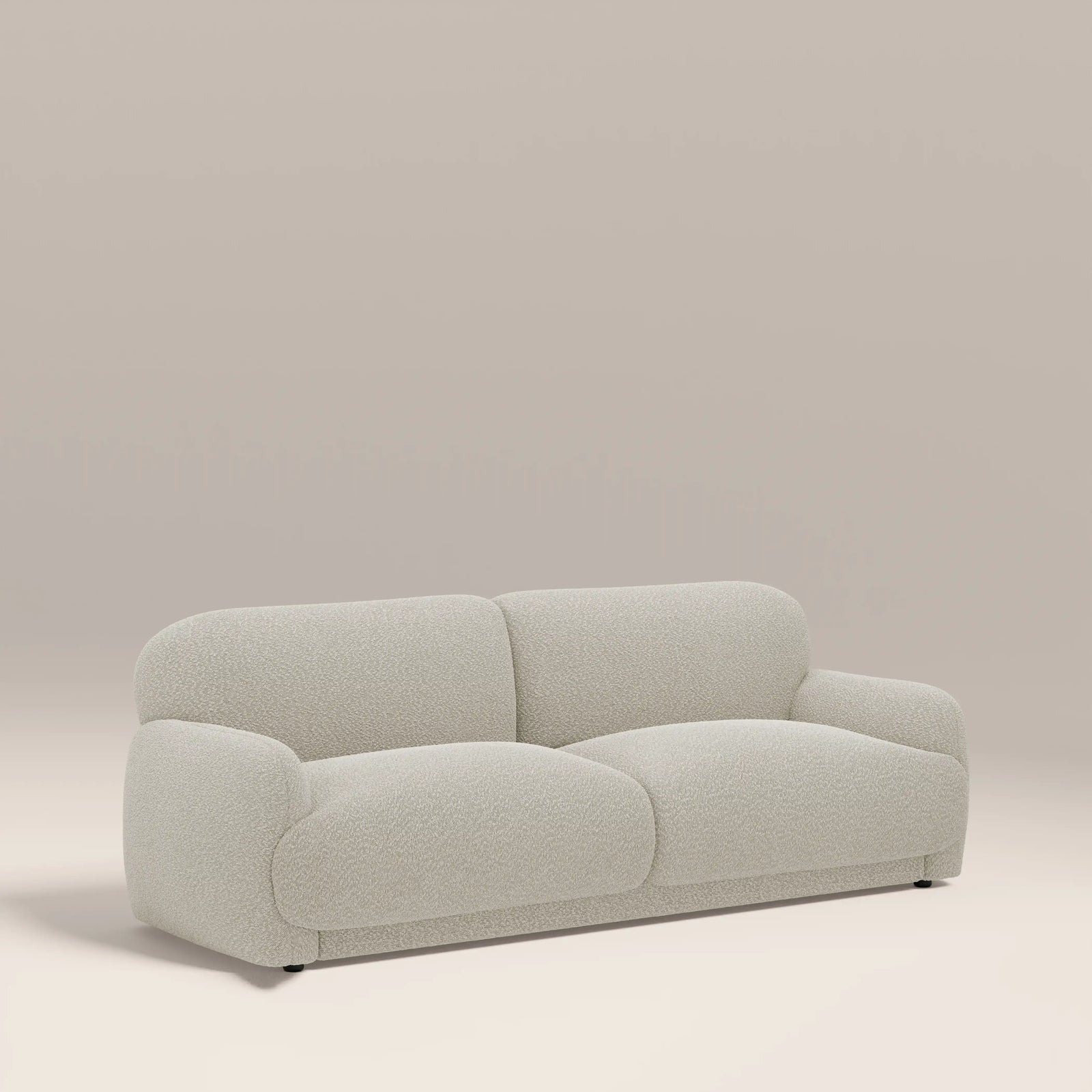 Cloud 3 Seater Sofa | Speckled Stone Sustainable Boucle