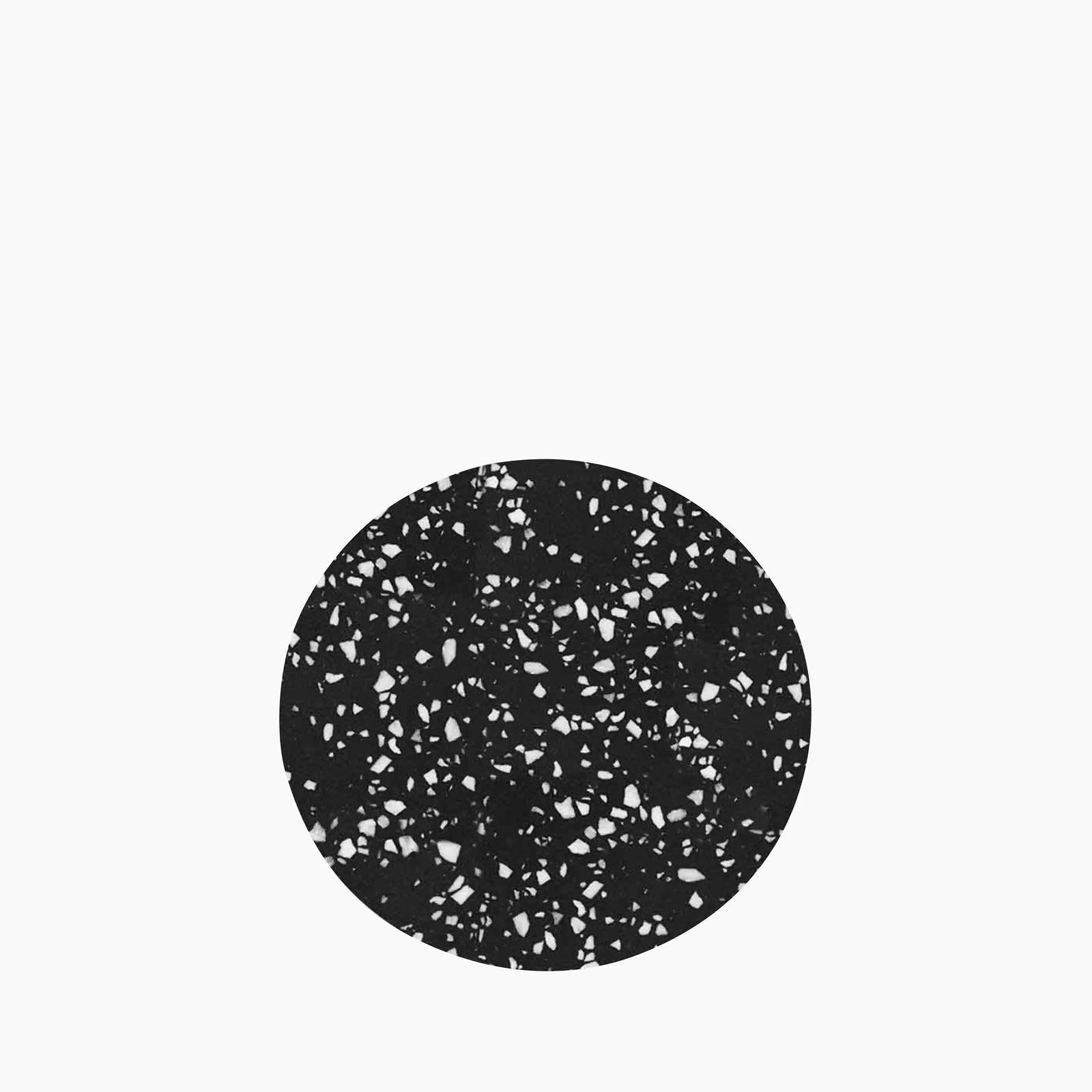 Farrow Round Table Top | Black Terrazzo