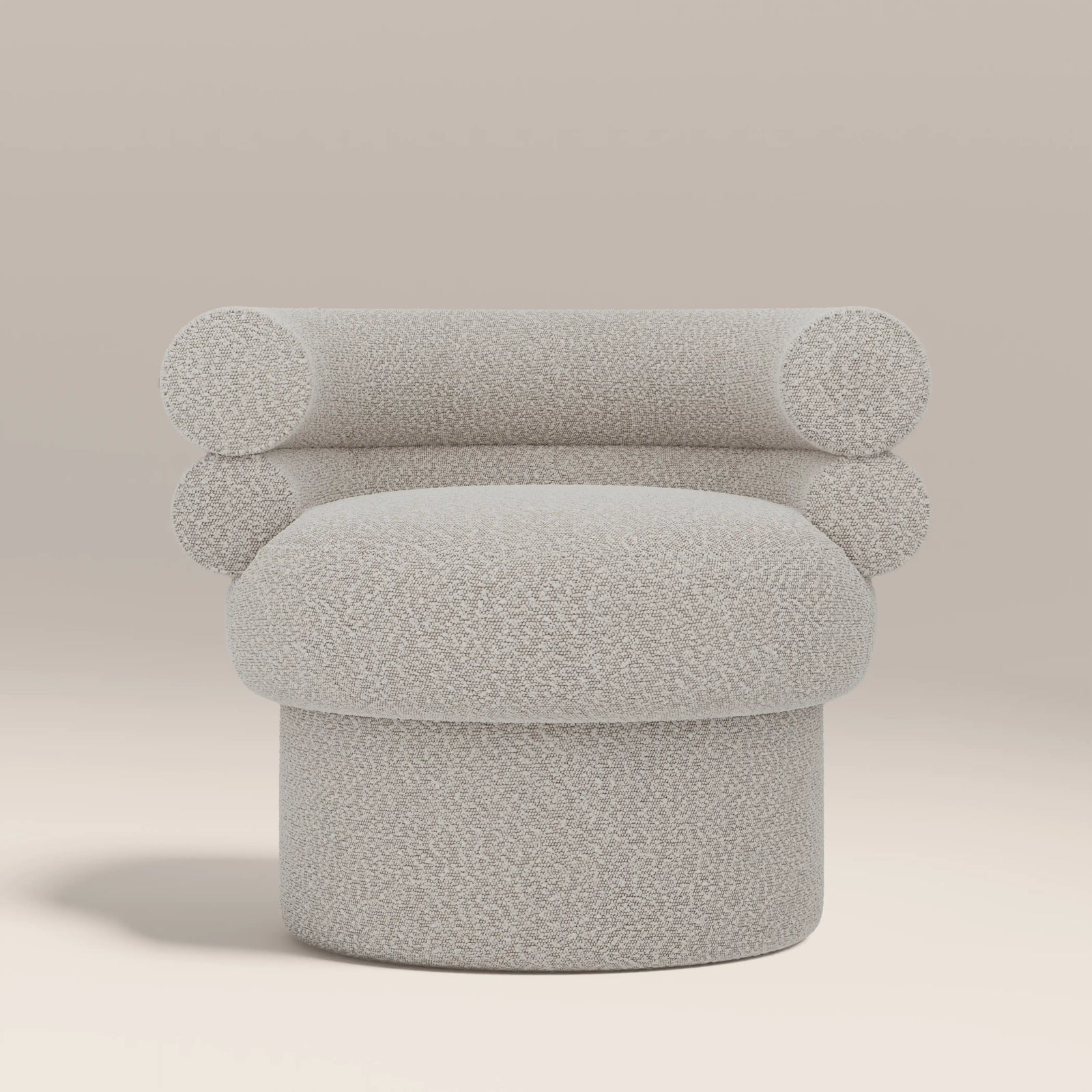 Ethan Accent Chair | Speckled Stone Sustainable Boucle