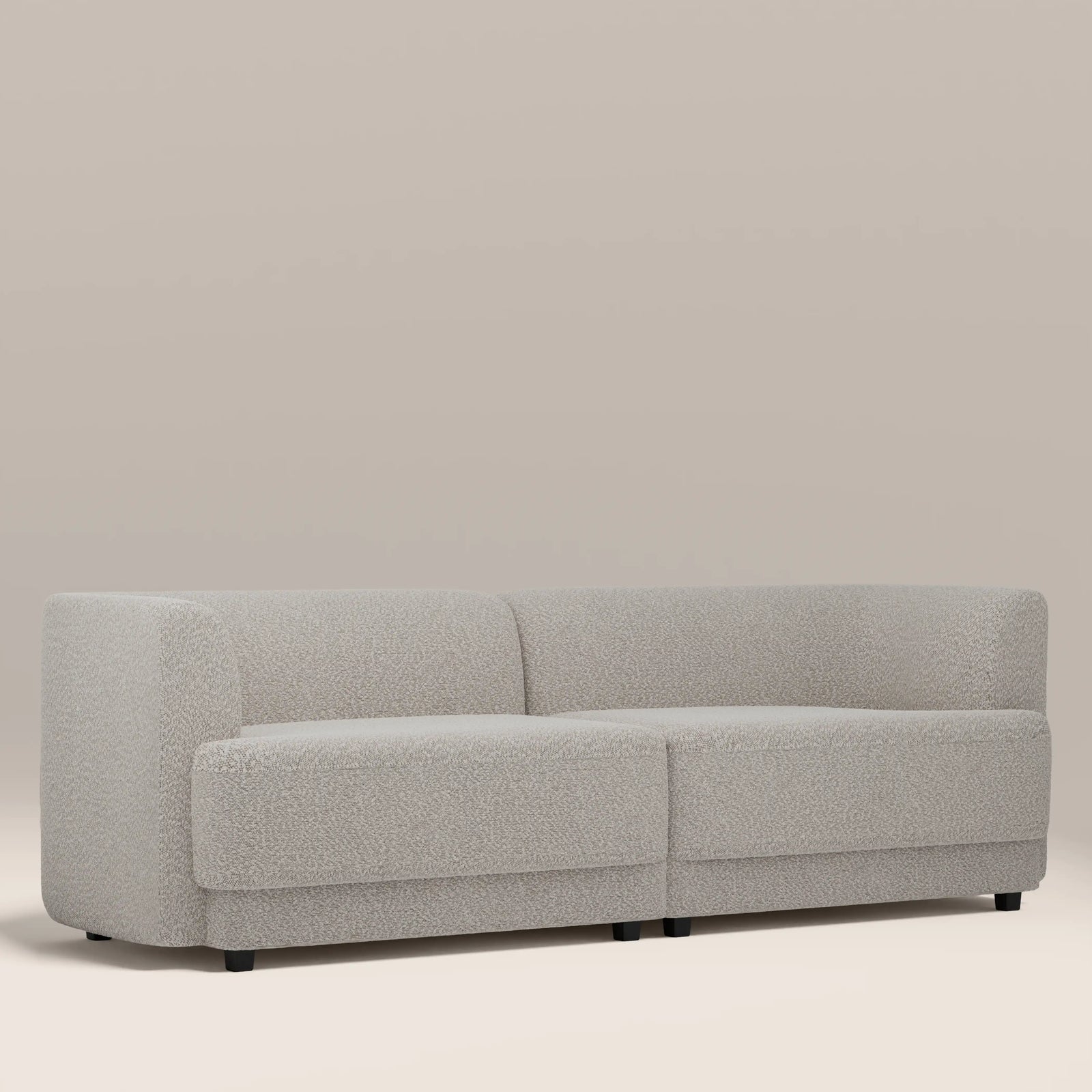 Harley 3 Seater Sofa | Speckled Stone Sustainable Boucle